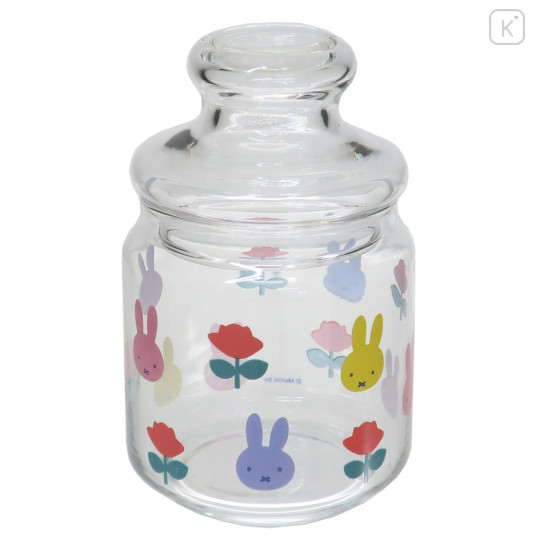 Japan Miffy Glass Storage Container - Rose - 1