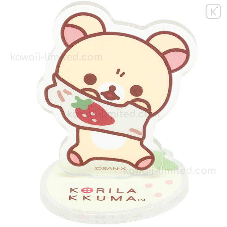 Japan San-X Secret Acrylic Stand - Rilakkuma : Full of Strawberry