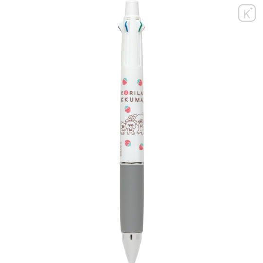 Japan San-X Jetstream 4&1 Multi Pen + Mechanical Pencil - Rilakkuma / Full of Strawberry Day - 2