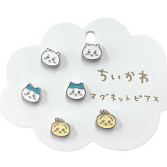 Japan Chiikawa Magnetic Earrings - Chiikawa & Hachiware & Rabbit