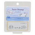 Japan Sanrio Twin Stamp Chop - Cinnamoroll & Milk - 1