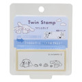 Japan Sanrio Twin Stamp - Cinnamoroll & Milk - 1