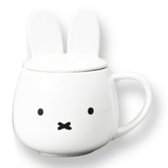 Japan Miffy Ceramic Mug with Ear Lid - Miffy