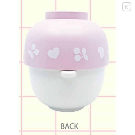 Japan Sanrio Ceramic Tea Bowl & Melamine Soup Bowl Set - My Melody / Watercolor - 2