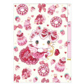 Japan Sanrio × Amenomori Fumika 3 Pockets A5 Clear File - Hello Kitty / Lolita Sweetheart - 1