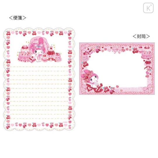 Japan Sanrio × Amenomori Fumika Letter Set - My Melody / Lolita Sweetheart - 2