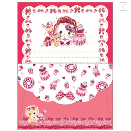Japan Sanrio × Amenomori Fumika Letter Set - Hello Kitty / Lolita Sweetheart - 1