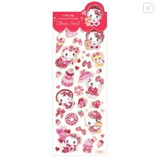 Japan Sanrio × Amenomori Fumika Sticker - Hello Kitty / Lolita Sweetheart - 1