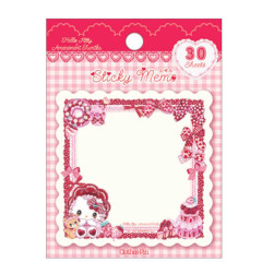 Japan Sanrio × Amenomori Fumika Sticky Note - Hello Kitty / Lolita Sweetheart