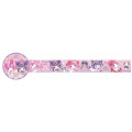 Japan Sanrio × Amenomori Fumika Washi Masking Tape - Kuromi & Melody / Lolita Sweetheart - 1