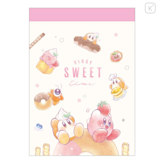 Japan Kirby Mini Notepad - Everyone Sweets - 1