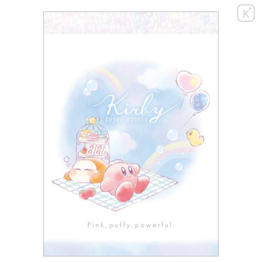 Japan Kirby Mini Notepad - Enjoy Picnic - 1