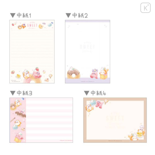 Japan Kirby A6 Notepad - Everyone Sweets - 3