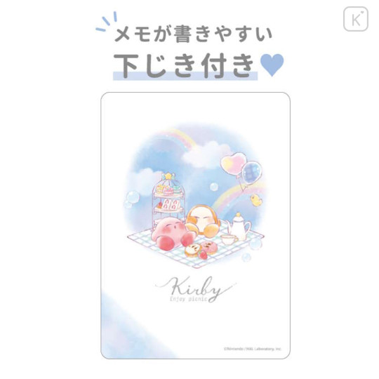 Japan Kirby A6 Notepad - Enjoy Picnic - 2