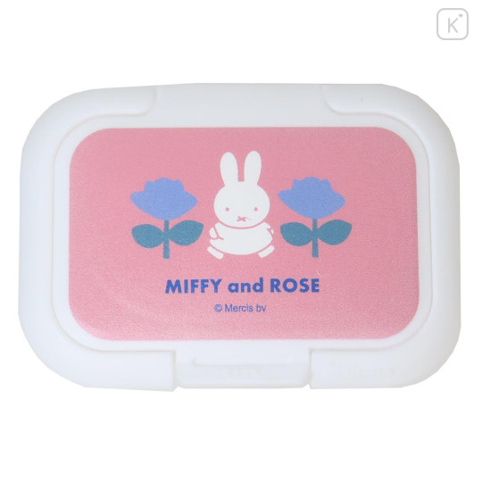 Japan Miffy Peel-off Wet Tissue Lid (S) - Rose / Pink - 1