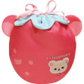 Japan San-X Drawstring Purse - Korilakkuma : Full of Strawberry Day - 1