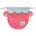 Japan San-X Drawstring Purse - Korilakkuma : Full of Strawberry Day - 2