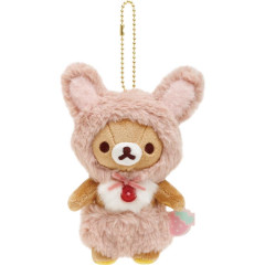 Japan San-X Hanging Stuffed Toy - Rilakkuma / Full of Strawberry Day