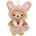 Japan San-X Hanging Stuffed Toy - Rilakkuma / Full of Strawberry Day - 2