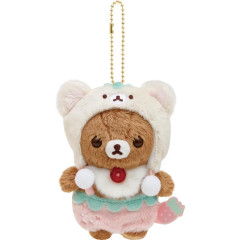 Japan San-X Hanging Stuffed Toy - Chairoikoguma / Full of Strawberry Day