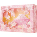 Japan Famous Scenery 3D Greeting Card - Mt. Fuji & Sakura Cherry Blossom / Sunset - 1
