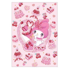 Japan Sanrio × Amenomori Fumika A5 Notebook - My Melody / Lolita Sweetheart