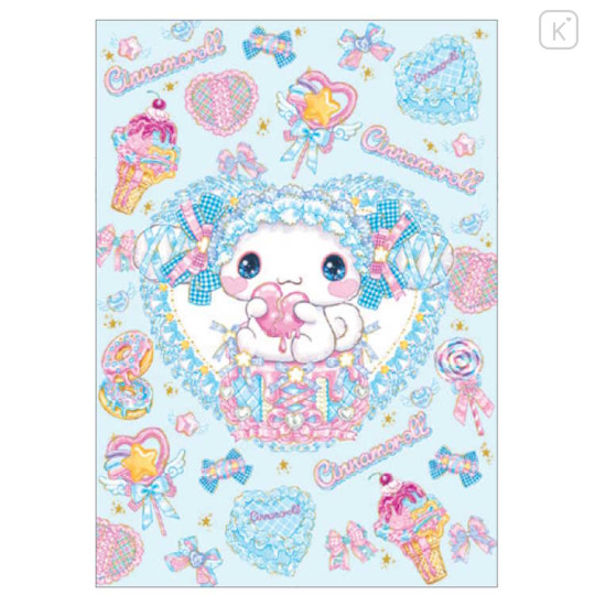 Japan Sanrio × Amenomori Fumika A5 Notebook - Cinnamoroll / Lolita Sweetheart - 1