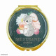 Japan Mofusand Store 2-Sided Compact Mirror - Cat : Peach Flora Cherry Green