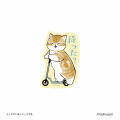 Japan Mofusand Vinyl Sticker - Cat / Wait - 1