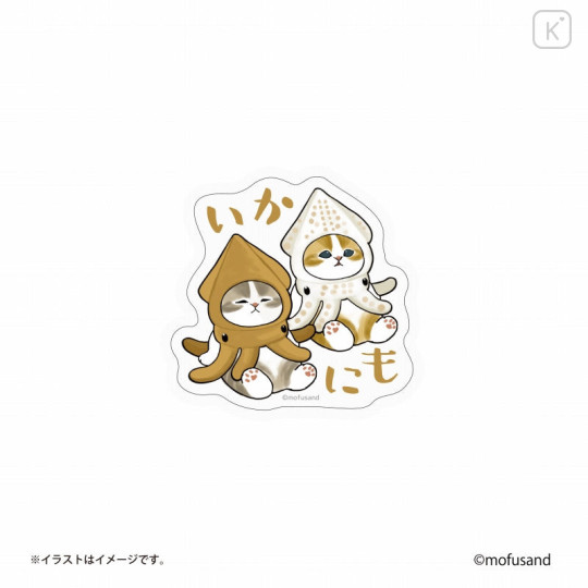 Japan Mofusand Vinyl Sticker - Cat / Just Like That - 1