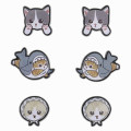 Japan Mofusand Store Earrings Set - Cat / Shark - 1