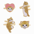 Japan Mofusand Store Ear Cuff Set - Cat / Gold - 1