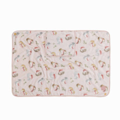 Japan Mofusand Flannel Lap Blanket - Fruit Cat / Strawberry