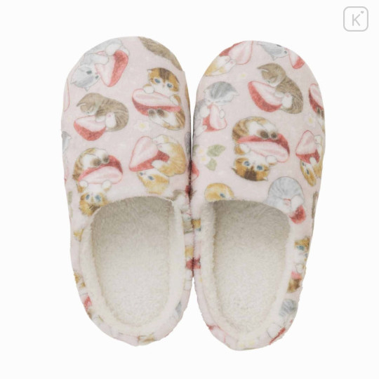 Japan Mofusand Room Slippers - Cat / Strawberry - 1