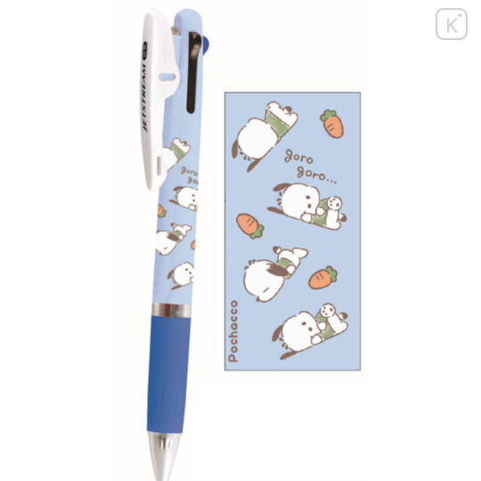 Japan Sanrio Jetstream 3 Color Multi Ball Pen - Pochacco / Sleepyhead - 1