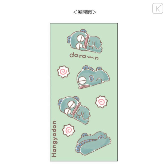 Japan Sanrio Jetstream 3 Color Multi Ballpoint Pen - Hangyodon : Sleepyhead - 2