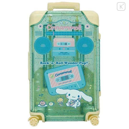 Japan Sanrio Mini Storage Case - Cinnamoroll / Suitcase Style - 1