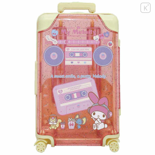 Japan Sanrio Mini Storage Case - My Melody / Suitcase Style - 1