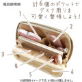 Japan San-X Stand Pouch - Rilakkuma / Mature Beige - 4