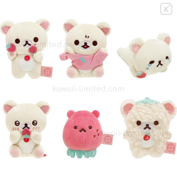 Japan San-X Tenori Plush (SS) 6pcs Set - Korilakkuma : Full