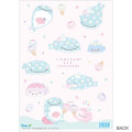 Japan San-X A4 Clear Holder - Jinbesan / Ice Jellyfish - 2