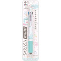 Japan San-X Sarasa Multi 4+1 Pen & Mechanical Pencil - Jinbesan / Ice Jellyfish - 1