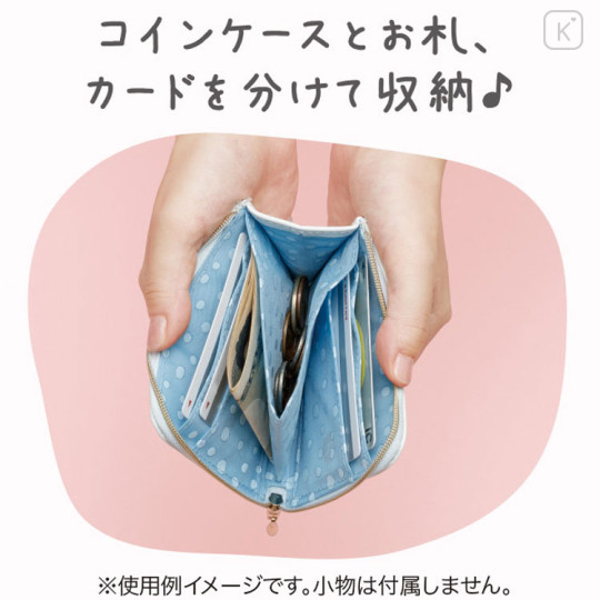 Japan San-X Compact Wallet - Jinbesan / Ice Jellyfish - 3