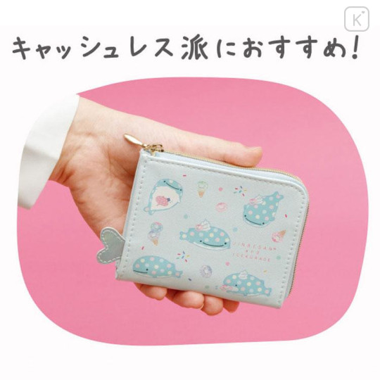 Japan San-X Compact Wallet - Jinbesan / Ice Jellyfish - 4
