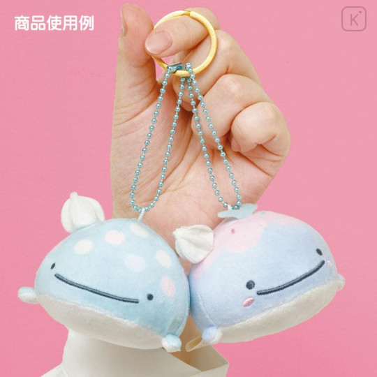Japan San-X Round Hanging Stuffed Toy - Jinbesan / Ice Jellyfish - 4