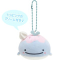 Japan San-X Round Hanging Stuffed Toy - Jinbesan Maigo no Kokujira / Ice Jellyfish - 2