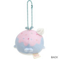 Japan San-X Round Hanging Stuffed Toy - Jinbesan Maigo no Kokujira / Ice Jellyfish - 3