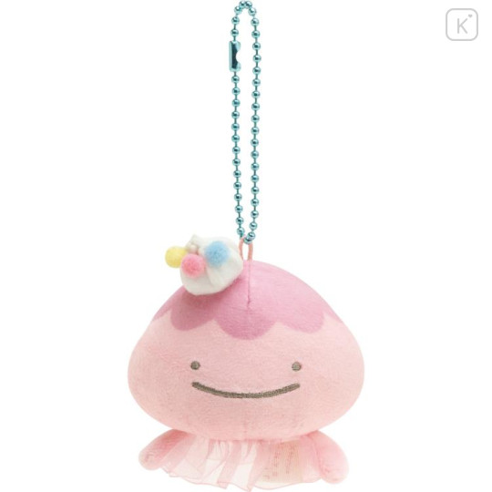 Japan San-X Round Hanging Stuffed Toy - Daiou Ice Jellyfish - 1