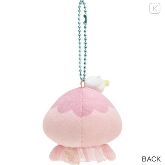 Japan San-X Round Hanging Stuffed Toy - Daiou Ice Jellyfish - 2