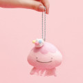 Japan San-X Round Hanging Stuffed Toy - Daiou Ice Jellyfish - 3